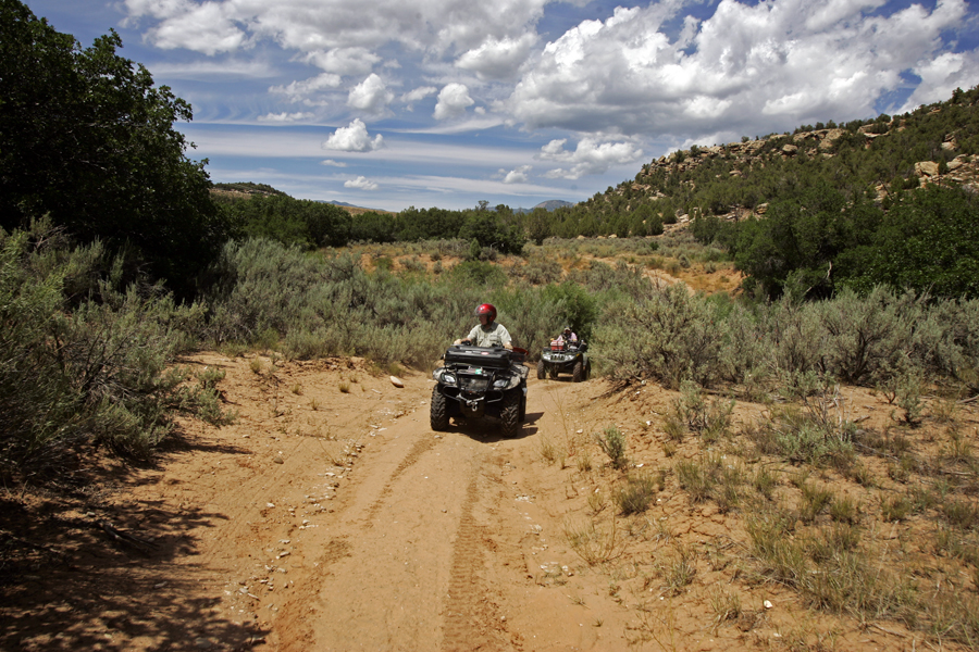 Jon Austria ATV Adventures in Blanding, Utah's Recapture Canyon.