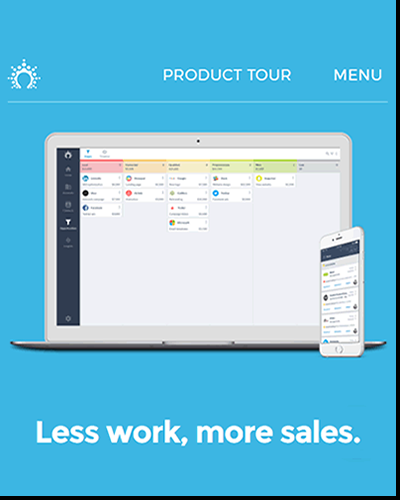 Salesflare helps you focus on customers and make more sales Input less data, make more sales with Salesflare