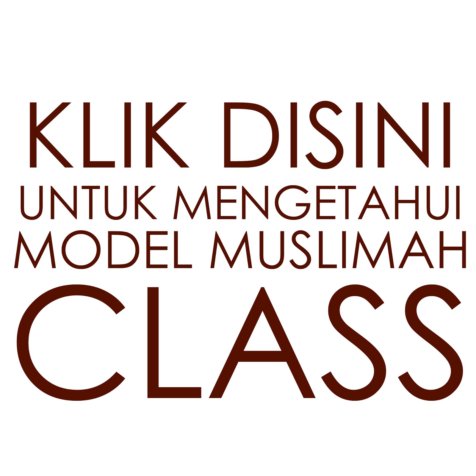 model muslimah class