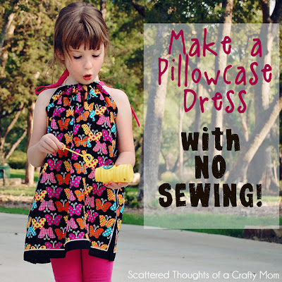 how to make a pillow case dress without sewing