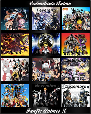 Fanfic Animes X: Calendário Anime do Blog