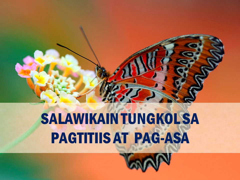 Salawikain tungkol sa Pagtitiis at Pagasa ~ My Philippines