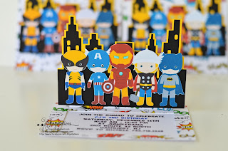 handmade avengers_invitations, superhero_invitations