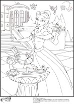Princess Belle Coloring Pages Free / Princess Belle Coloring Page - Coloring Home - 17183 princess free clipart 120.