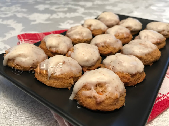 Soft cookie, Pumpkin Cookies, frosted cookies, recipe