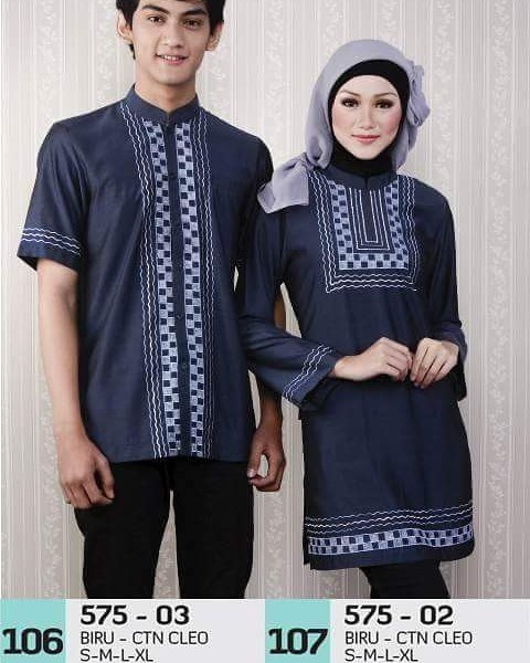 23+ Model Baju Gamis Syar&rsquo;i Muslim Couple (Keluarga, Remaja, Suami