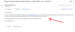 RajaTraffic, Penyedia Layanan Iklan CPM Untuk Publisher Blog Indonesia