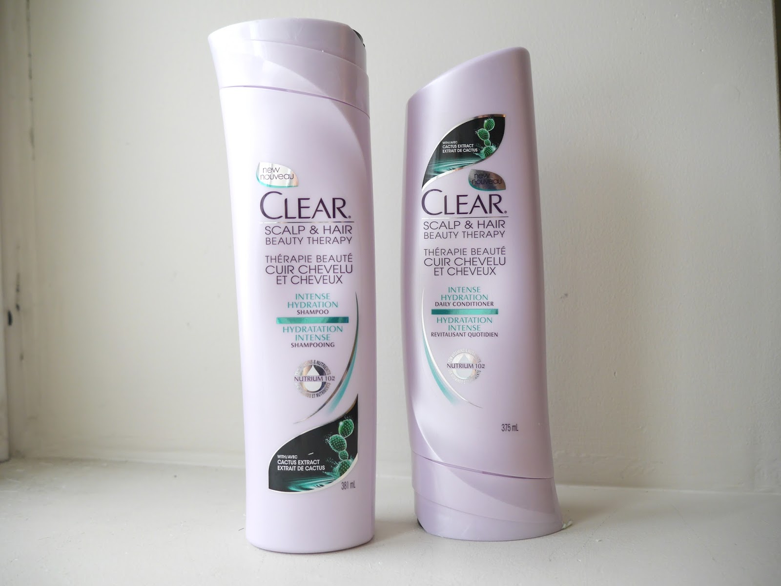 clear intense hydration shampoo and conditioner review