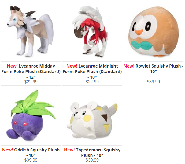 rowlet squishy plush