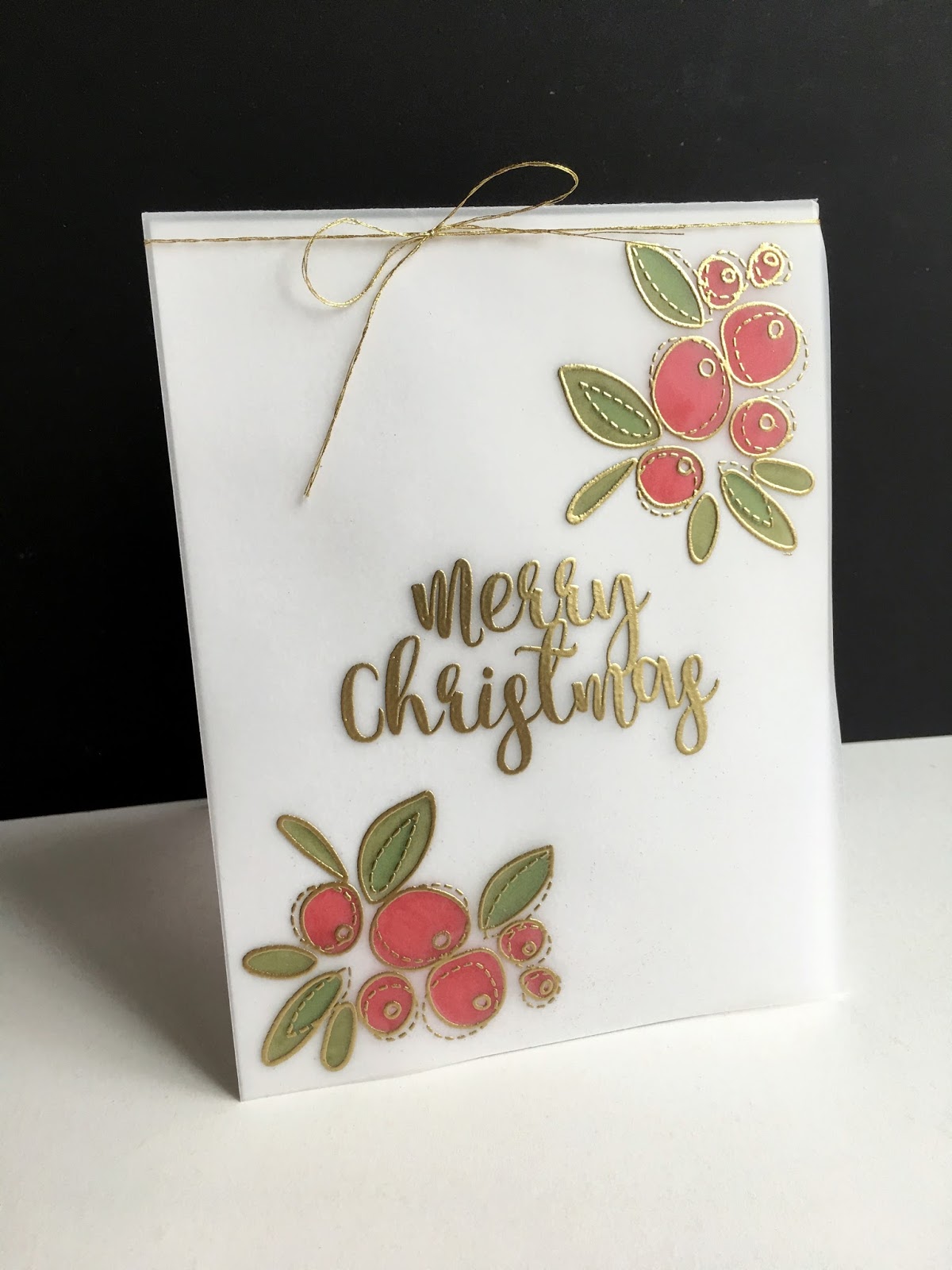 I'm in Haven Christmas Berries on Vellum
