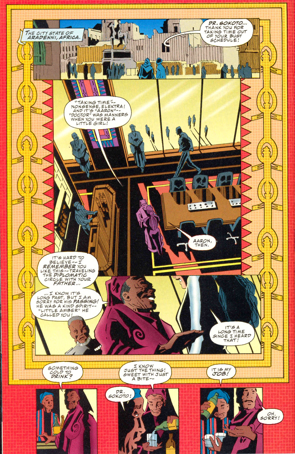Read online Elektra (1995) comic -  Issue #3 - 23