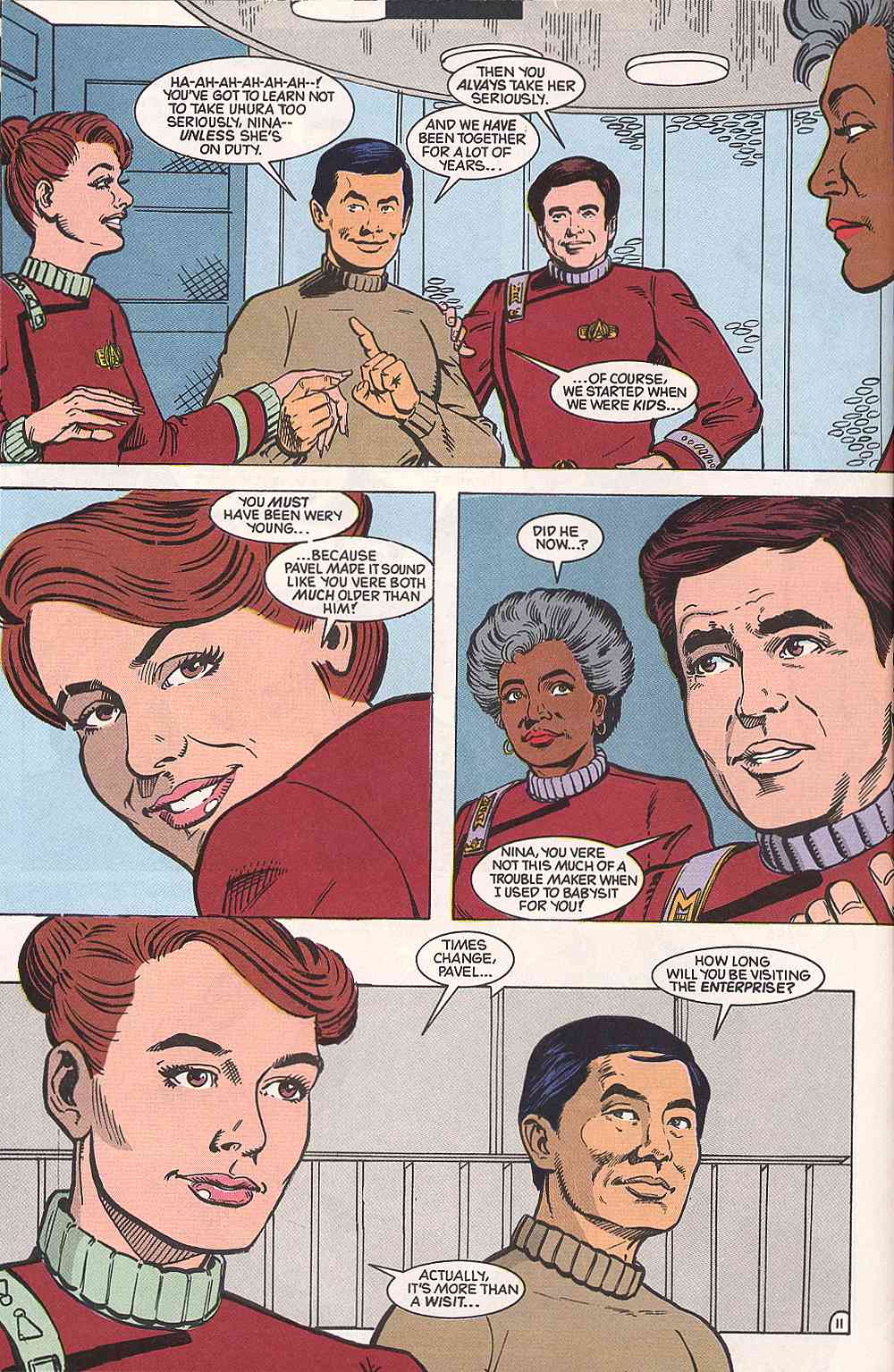 Read online Star Trek (1989) comic -  Issue #25 - 11