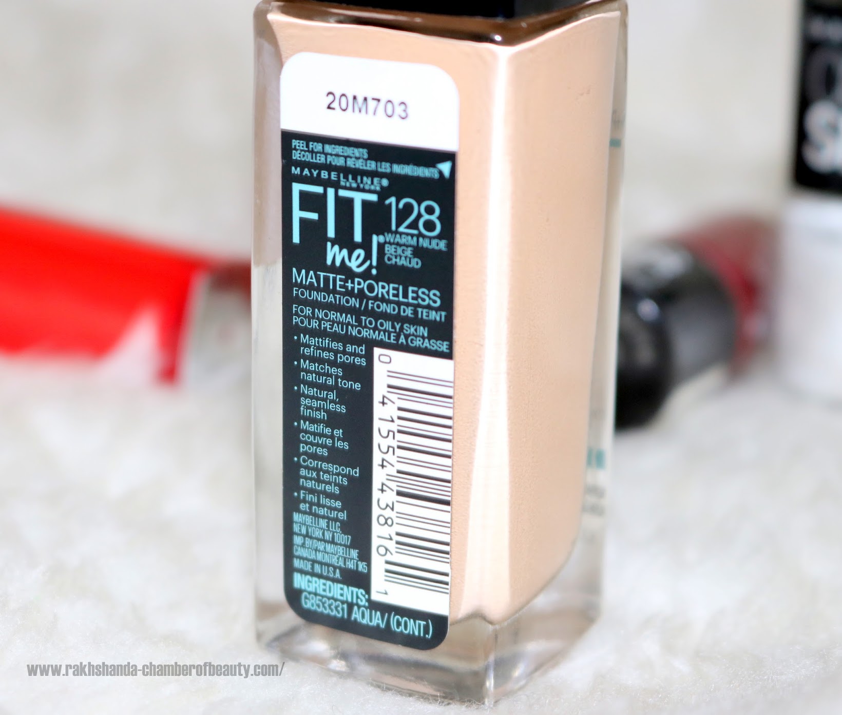 Maybelline NY Fit Me! Matte+Poreless Foundation Review, Swatches, price in India