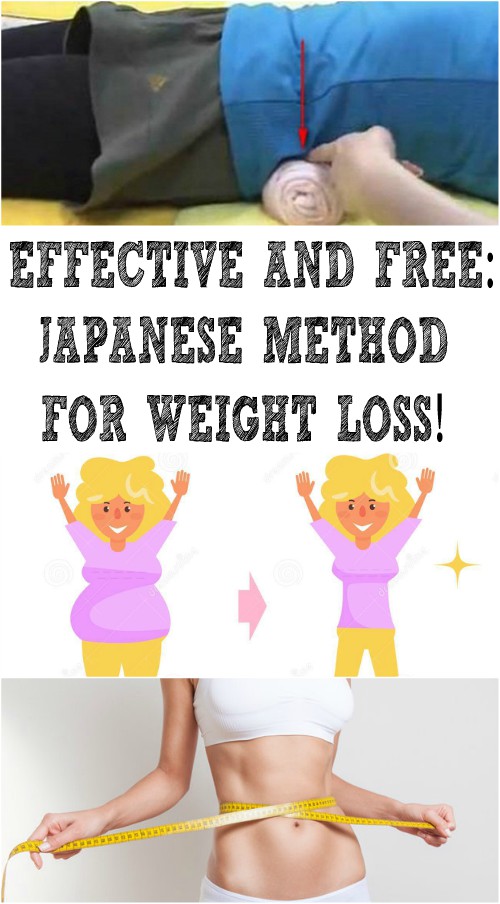 EFFECTIVE AND FREE JAPANESE METHOD FOR WEIGHT LOSS! Healthy Lifestyle