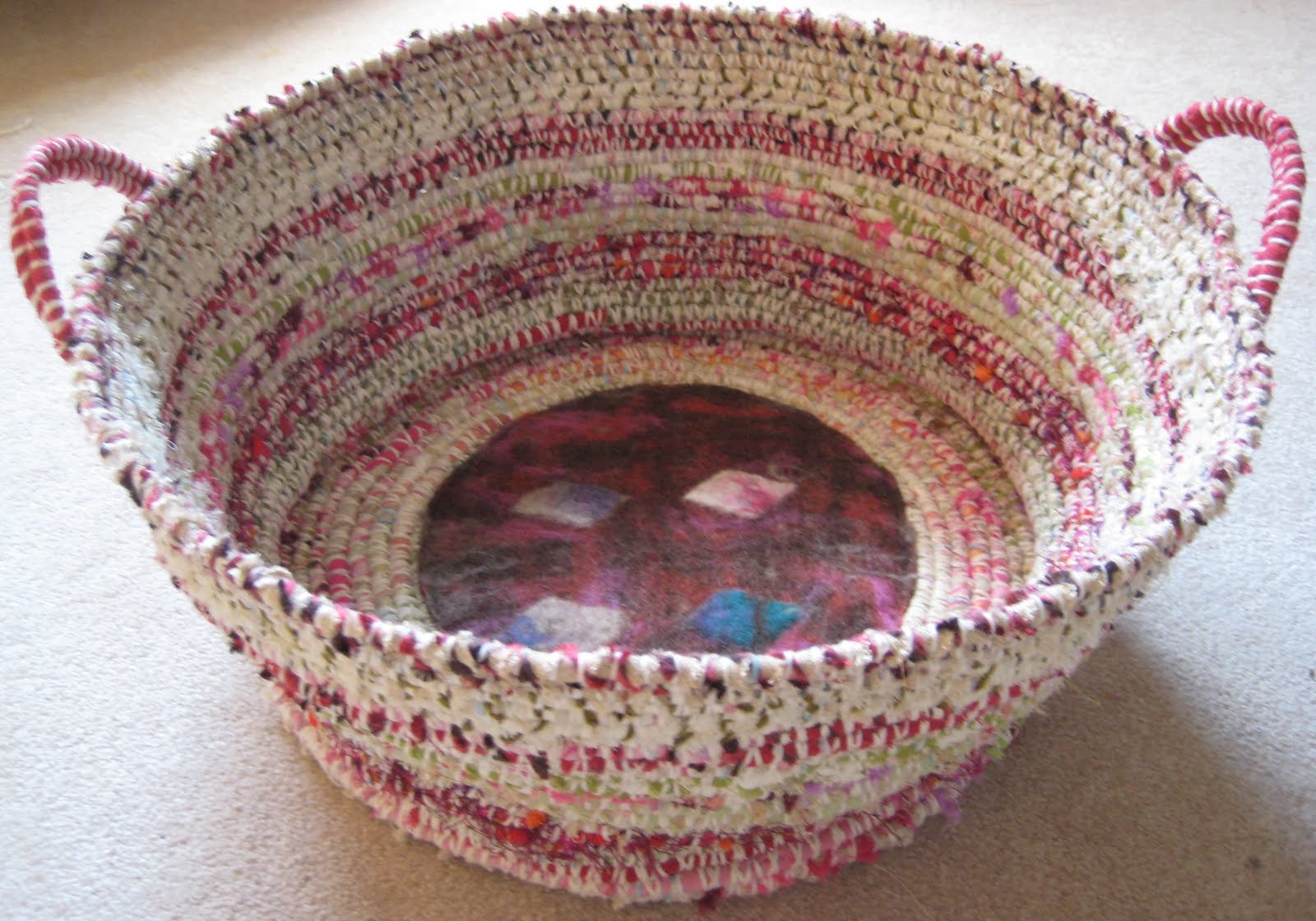 Storycloth Cloth Coil Basket Completed