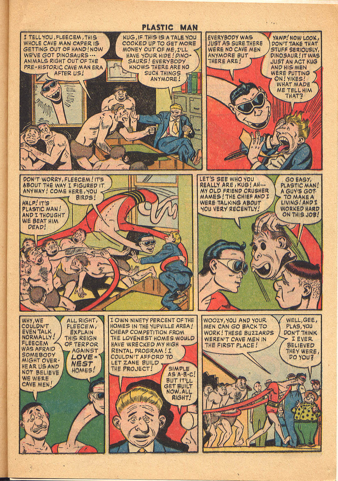 Read online Plastic Man (1943) comic -  Issue #26 - 25