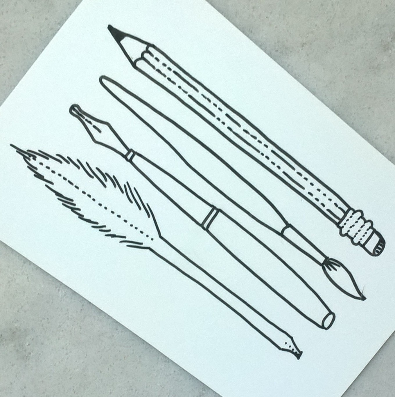 The Daily Make writing instruments