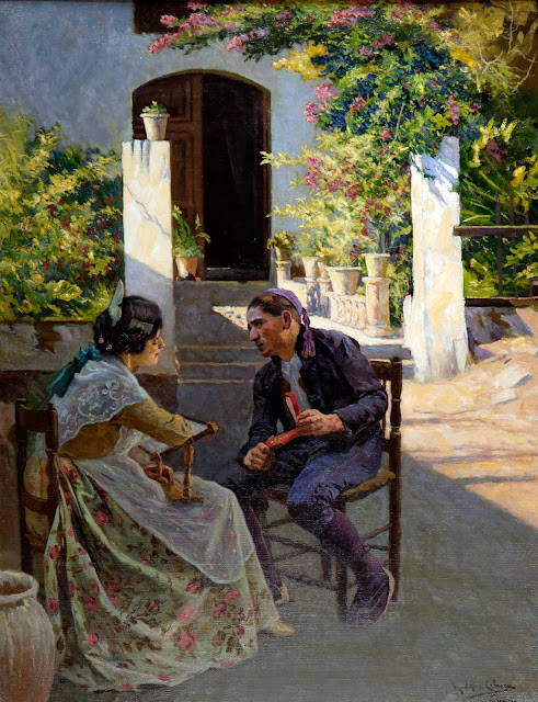 Ricardo Lopez Cabrera, Ricardo López Cabrera, Pintor español, Pintura Costumbrista Valenciana, Pintura Valenciana, Valencianas en pintura