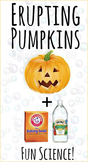 Erupting Pumpkins Experiment for Kids- this FUN activity brings Fall & Science together in a way that kids LOVE!