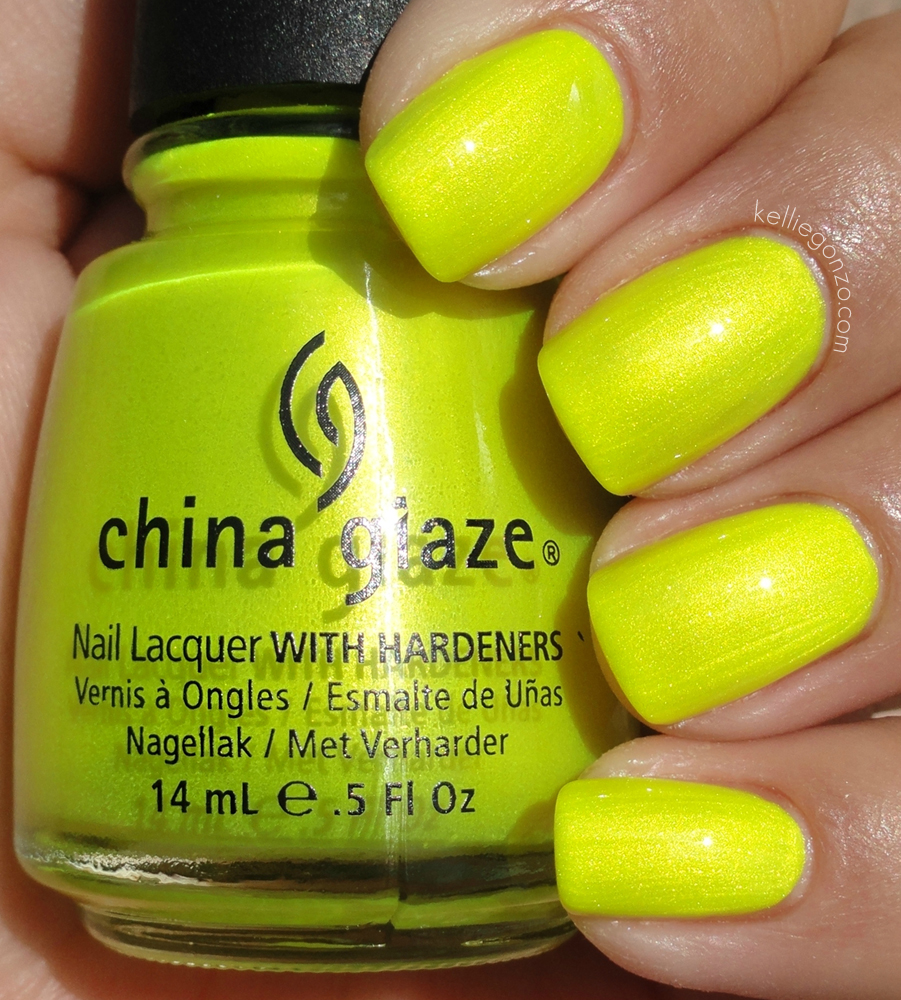 KellieGonzo: China Glaze Summer Neons Collection 2012