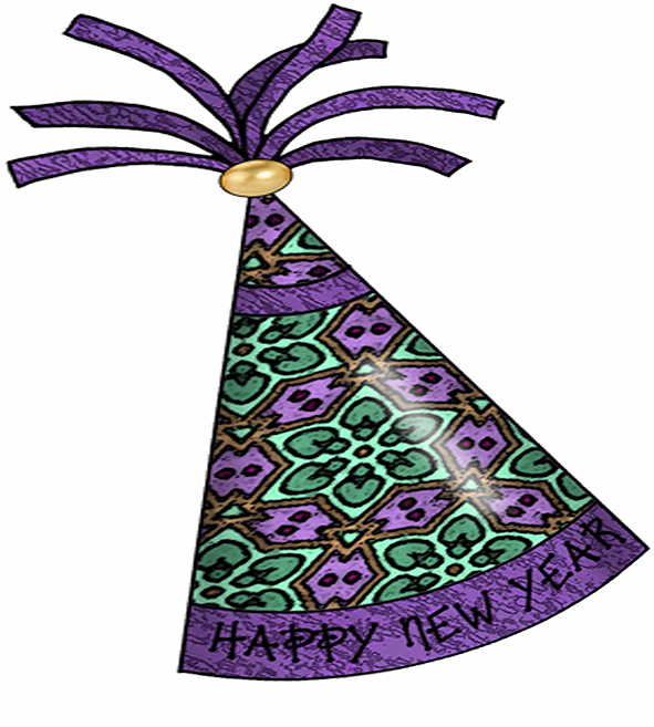 new years hat clipart - photo #6