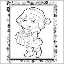Christmas coloring pages for girl Christmas coloring pages for girl