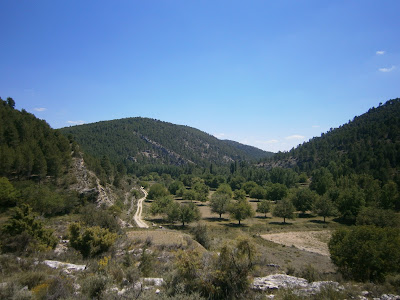 Valle fluvial del cuaternario aguas arriba de la Hoz del río Tejadillos (Cuenca)