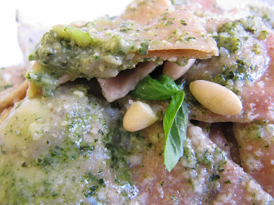 Rombi rossi al pesto
