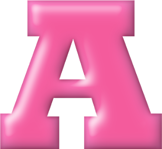 Abecedario Rosado. Pink Alphabet.