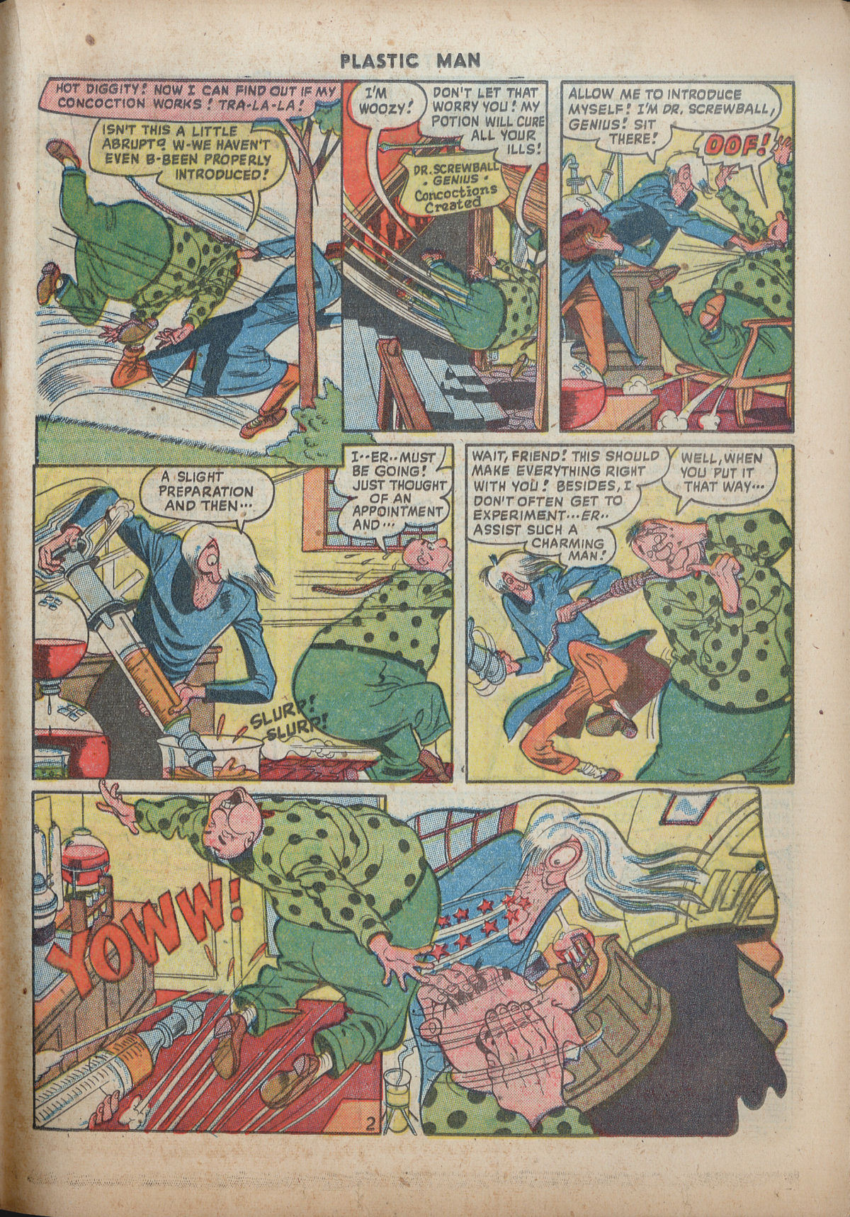 Read online Plastic Man (1943) comic -  Issue #12 - 27