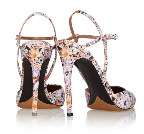 Tabitha Simmons Floral Print Shoes