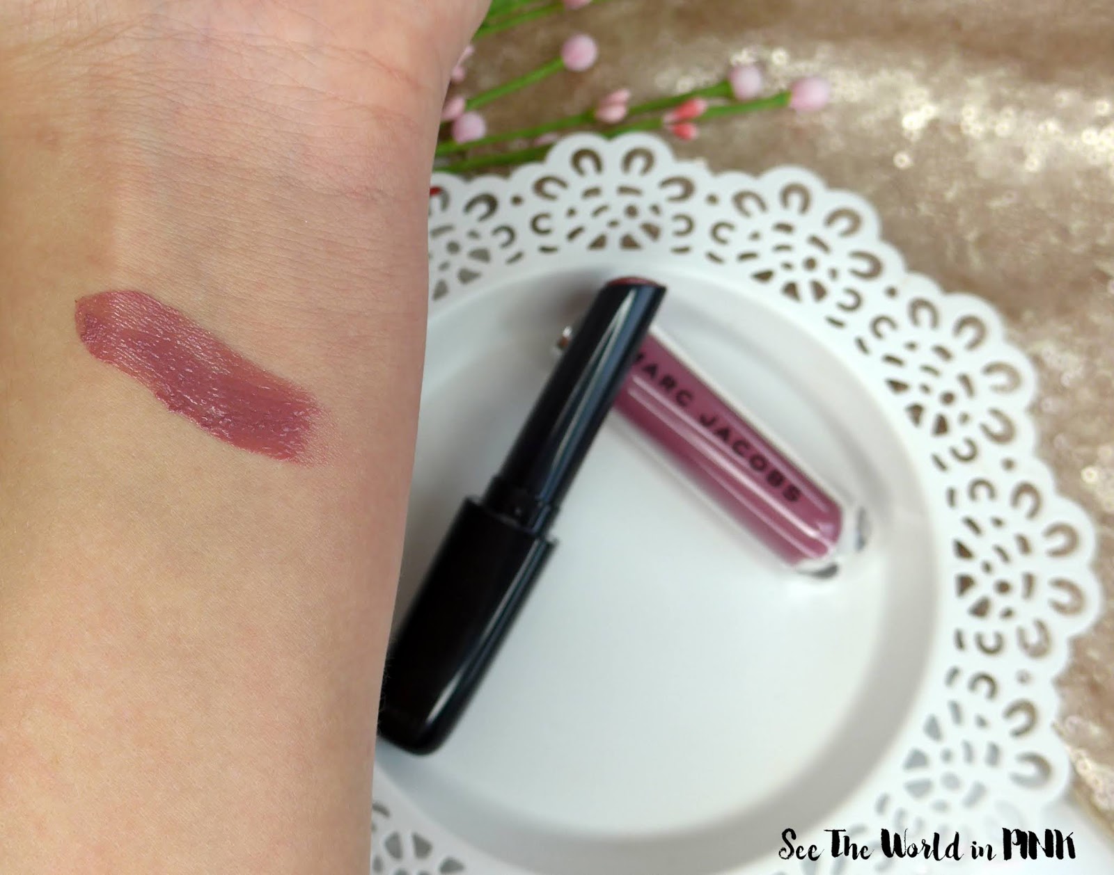 Marc Jacobs Beauty Enamored Hydrating Lip Gloss Stick in "One Mauve