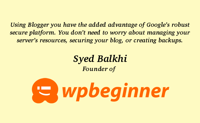 blogger secuirity recommended by sayed balkhi