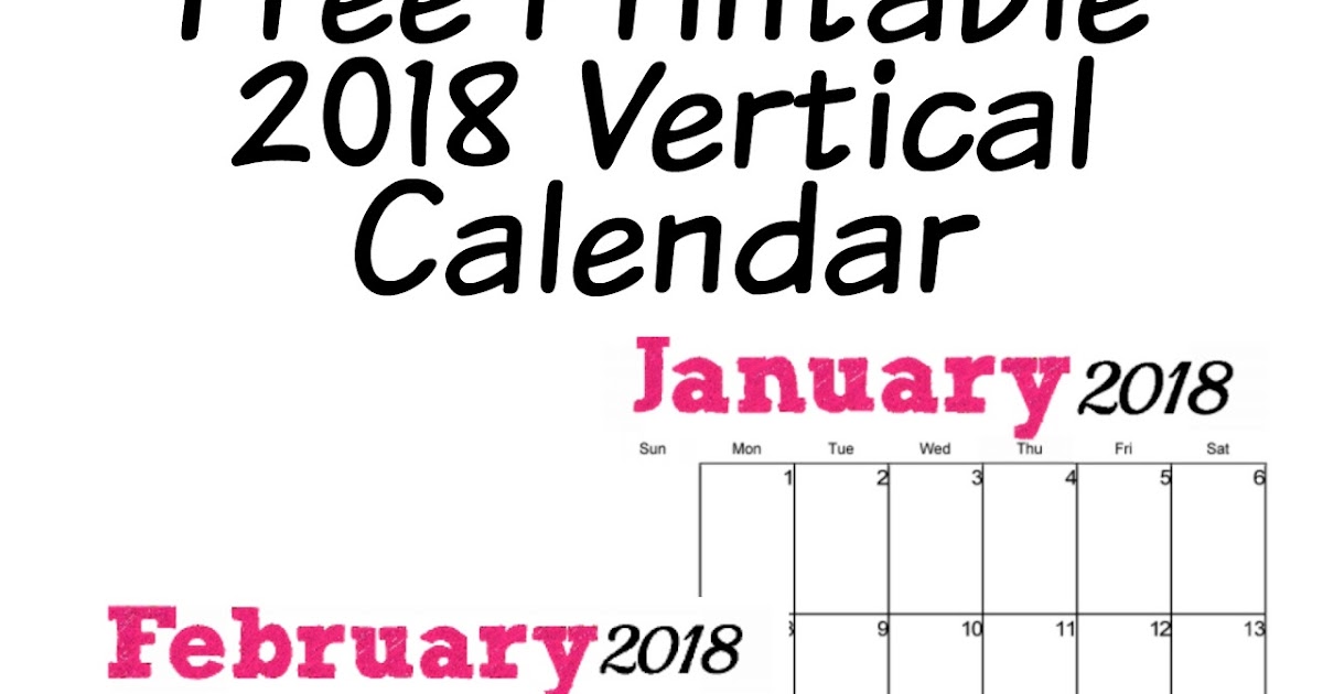 vertical calendar