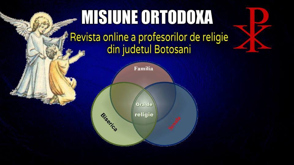 REVISTA PROFESORILOR DE RELIGIE DIN BOTOSANI