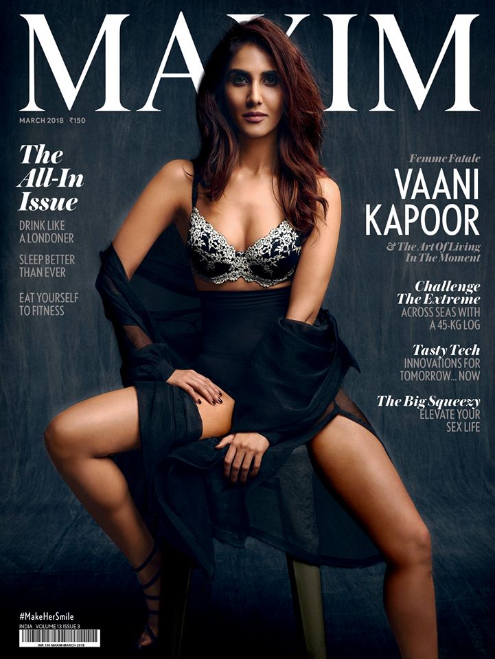 Vaani Kapoor Looks So Hot On Maxim India Magazine Latest Issue