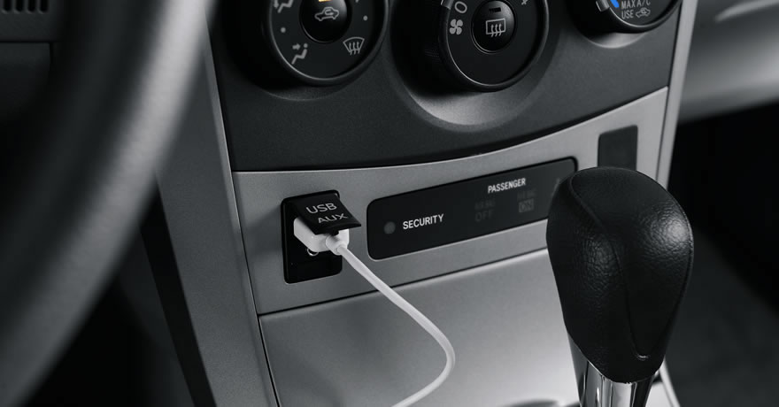 Toyota corolla 2012 usb port