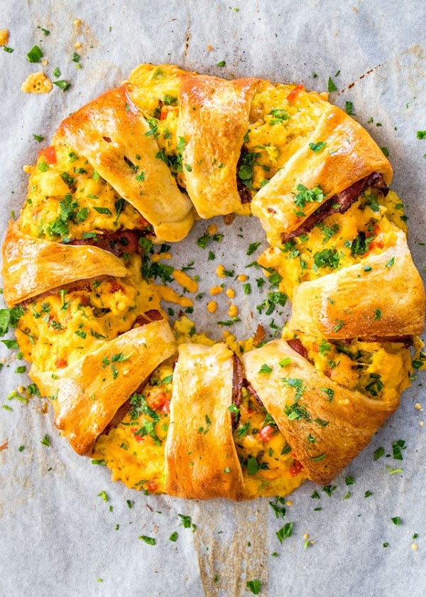 Crescent Bacon Breakfast Ring Crescent Bacon Breakfast Ring
