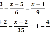 Ecuaciones De Primer Grado Con Fracciones Ejemplos