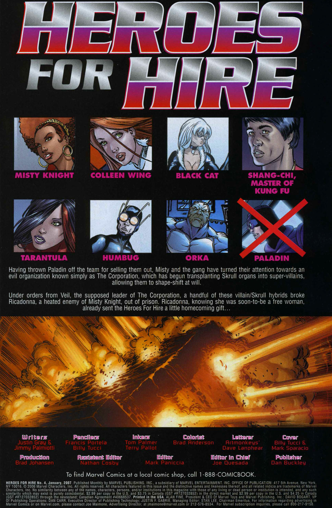 Read online Heroes For Hire (2006) comic -  Issue #4 - 2