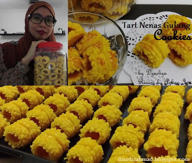 Dzurliza Ahmad Resepi Tart Nenas Gulung
