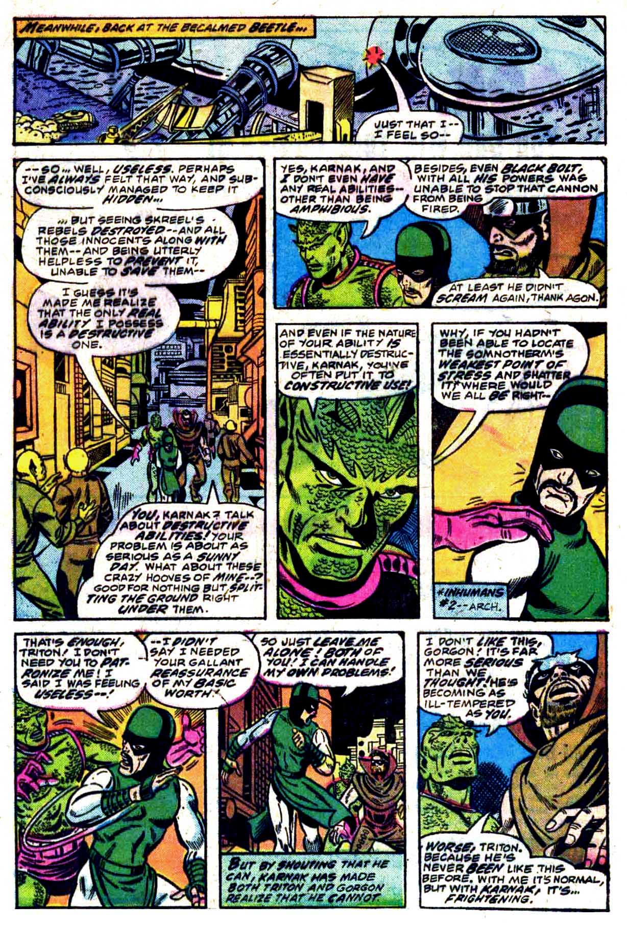 Read online Inhumans (1975) comic -  Issue #8 - 9