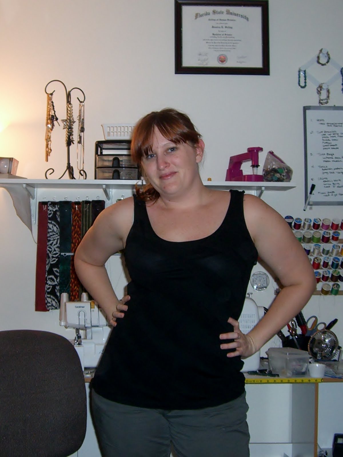 Jessalynne DIY Shorten Tank Top Straps with a Lapped Seam
