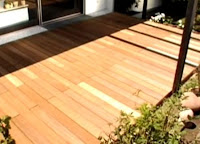 pasang decking kayu