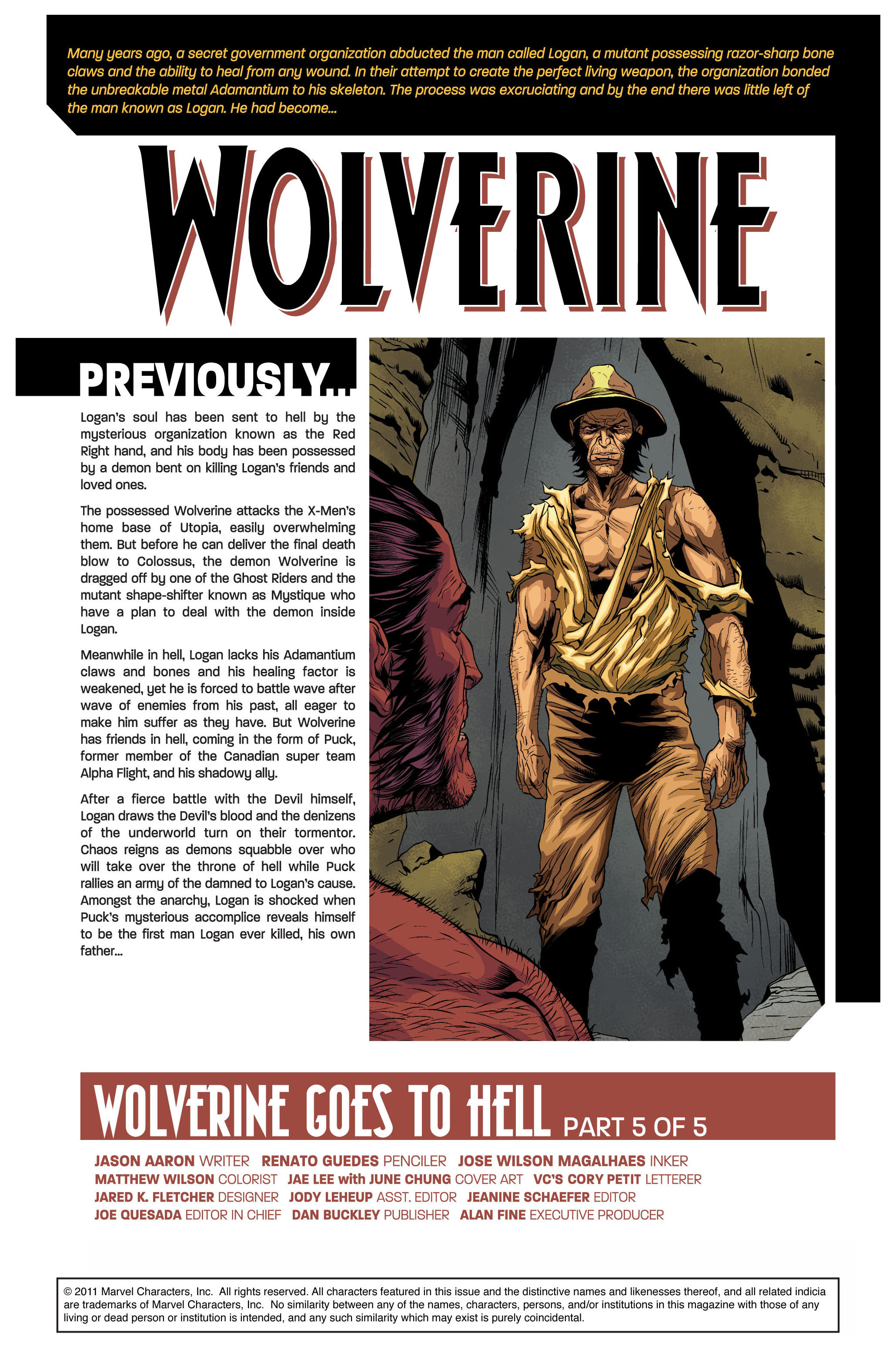 Read online Wolverine (2010) comic -  Issue #5 - 2