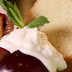 Cream Cheese Pound Cake with Grilled Plums