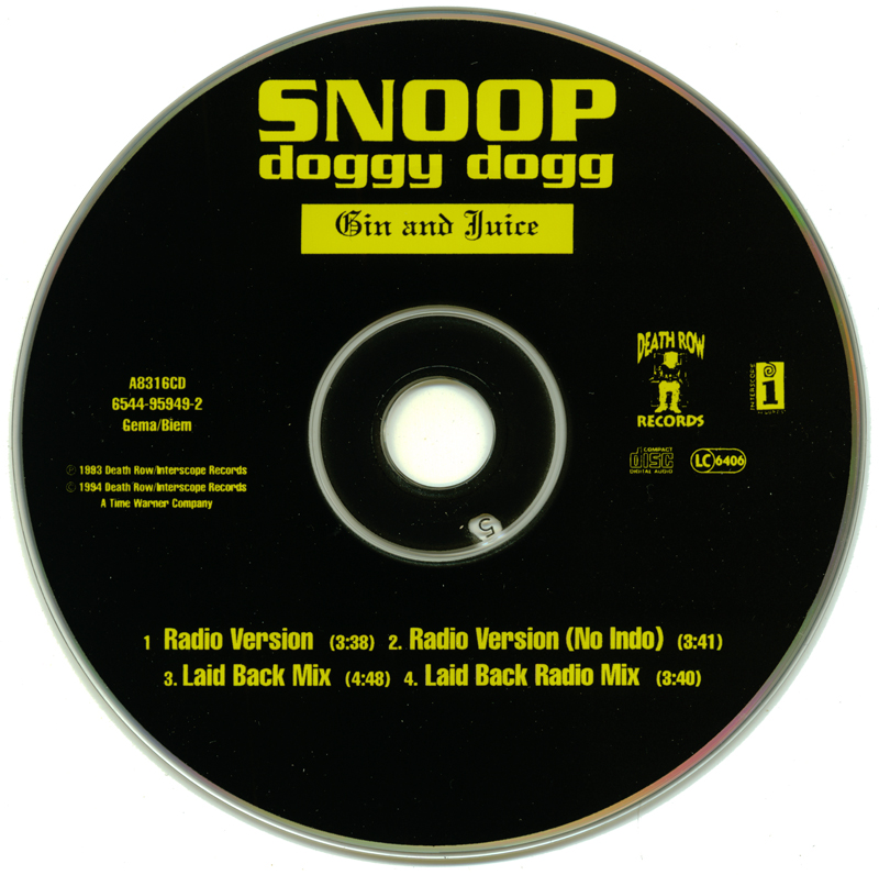 Promo, Import, Retail CD Singles & Albums Snoop Dogg Gin & Juice