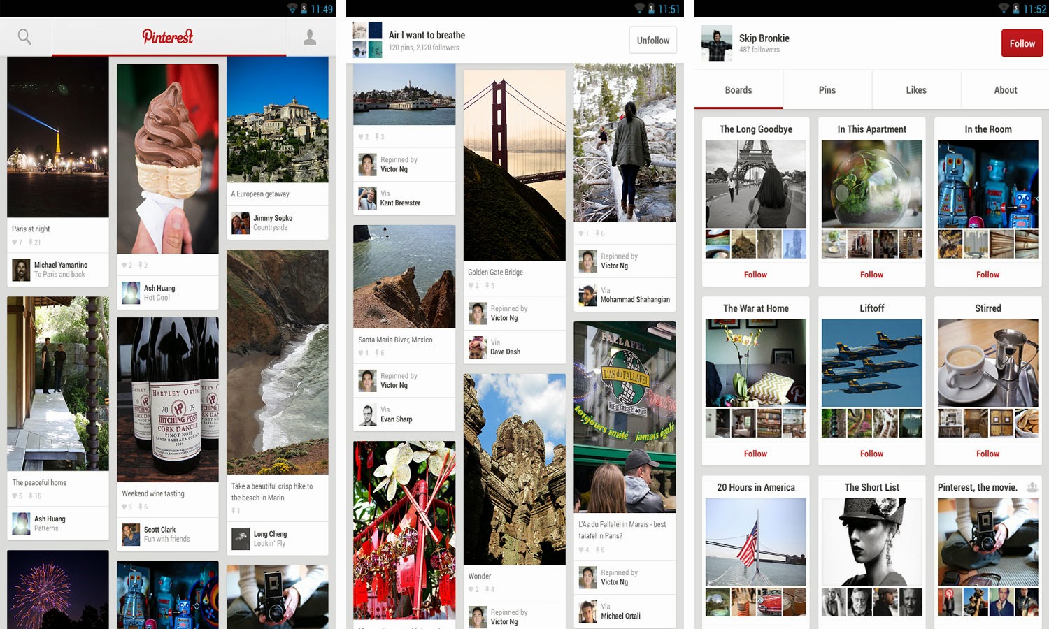 Pinterest 2.1.4.apk Download For Android