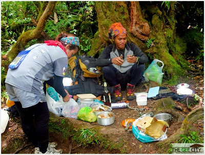 Kat Romero with Kim preparing lunch
