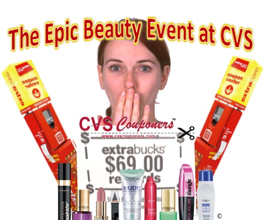 Epic Beauty Event CVS Couponers copyright CVS Epic Beauty Event